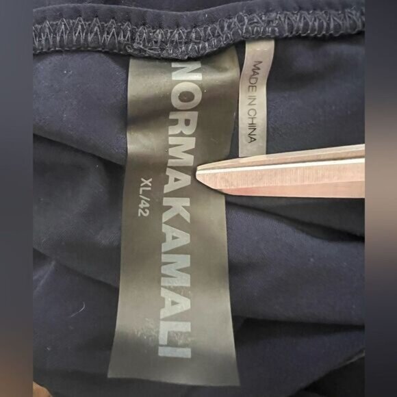 Norma Kamali x Revolve True Navy Ruched Diana Dress Size XL - Picture 11 of 12